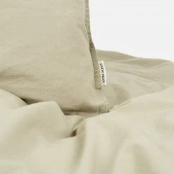 Studio Feder Organic Cotton Duvet & Pillow Cover - Moss - Single