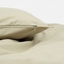 Studio Feder Organic Cotton Duvet & Pillow Cover - Moss - Single