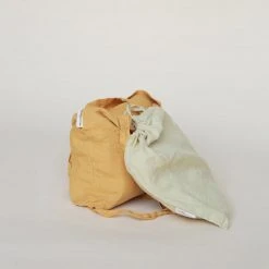 Summer & Storm Baby Gifts Linen Stonewashed Quilted Duvet/Play Mat - Sunshine & Pastel