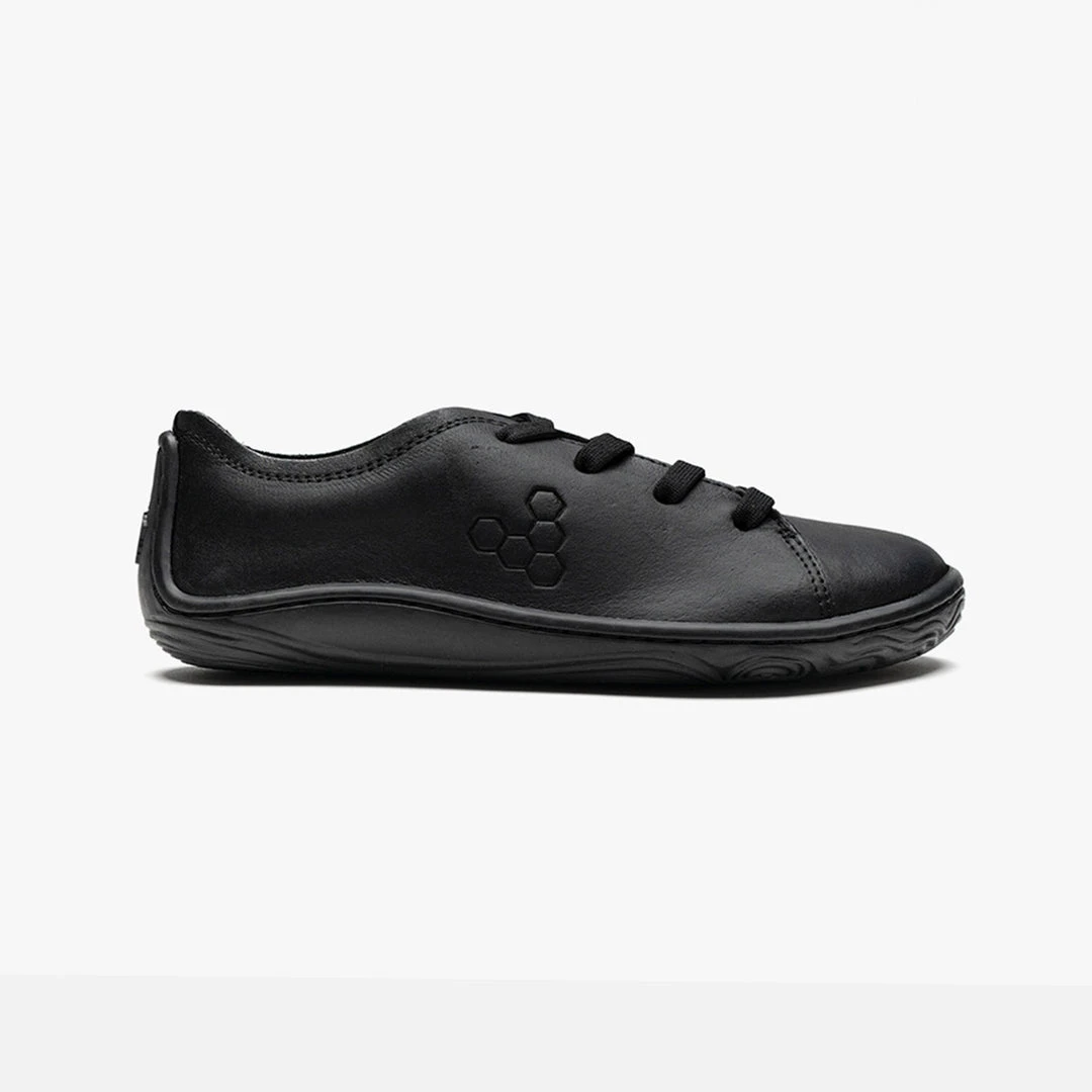 Vivobarefoot Kids Addis School Shoes - Black