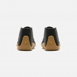 Vivobarefoot Kids Leather Addis Gobi Boots - Obsidian Shoes