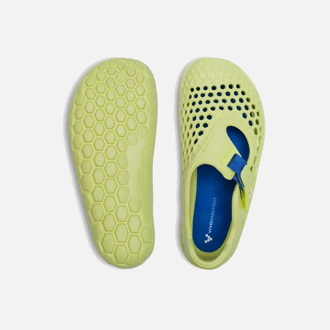 Vivobarefoot Cotton & Linen Kids Ultra Bloom - Sunny Lime