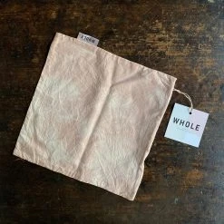 Whole Hand Dyed Organic Cotton Wico Mini Cushion Cover - Pink
