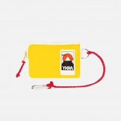 YKRA Cotton Canvas Mini Wallet - Yellow Bags