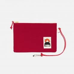 YKRA Bags Cotton Canvas Pouch - Bordeaux
