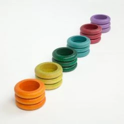 Grapat Toys Wooden Rings - 18 Pieces