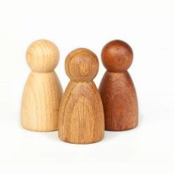 Grapat Wooden Natural Nins - 3 Pieces