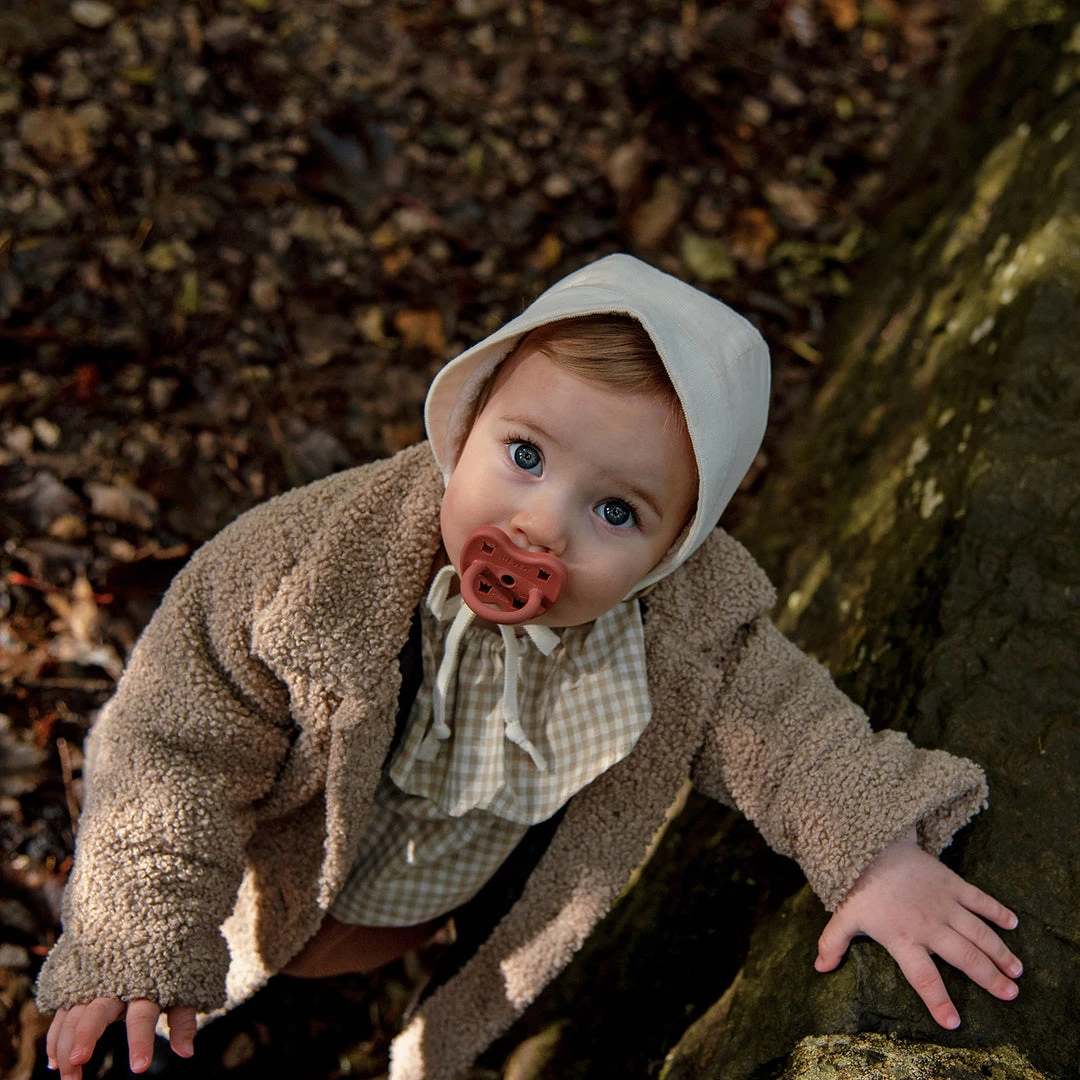 HEVEA Baby Sleep & Blankets Natural Rubber Coloured Orthodontic Soother/Pacifier - Many Colours