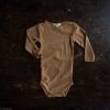 SISKIN Baby Wool Slim Fit Organic Merino Wool LS Body - Caramel