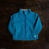 Disana Organic Light Weight Boiled Merino Wool Zip Jacket - Blue Jay