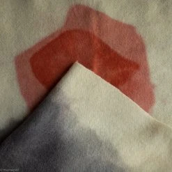 Whole Hand Dyed Wool Wumi Blanket - Grey/Pink/Ochre