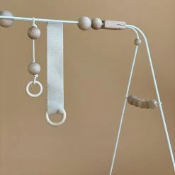 &me Steel And Wood Baby Gym - White