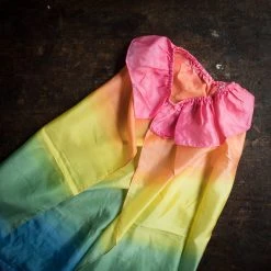Sarah's Silks 100% Silk Rainbow Cape