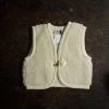 Alwero Wool Teddy Fleece Vest - Natural Baby Wool