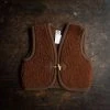 Alwero Wool Teddy Fleece Vest - Cognac
