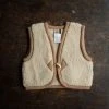 Alwero Baby Wool Wool Teddy Fleece Vest - Oatmeal