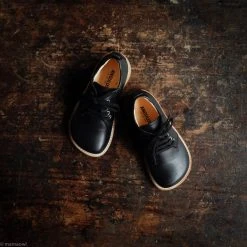 Angulus Kids Lace-up Shoes - Black - Black Laces Books & More