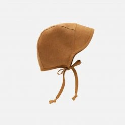 Briar Baby Linen Brimmed Bonnet - Rust