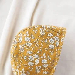 Briar Baby Cotton & Linen Cotton Bonnet - Buttercup