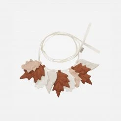 Cam Cam Organic Cotton Leaves Garland - Caramel Home & Baby Care