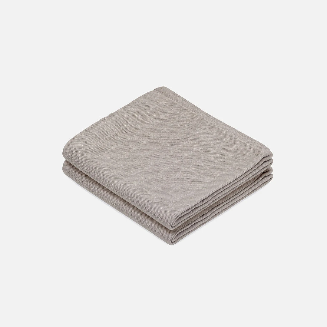 Cam Cam Baby Sleep & Blankets Organic Cotton Muslins - 2 Pack - Many Colours