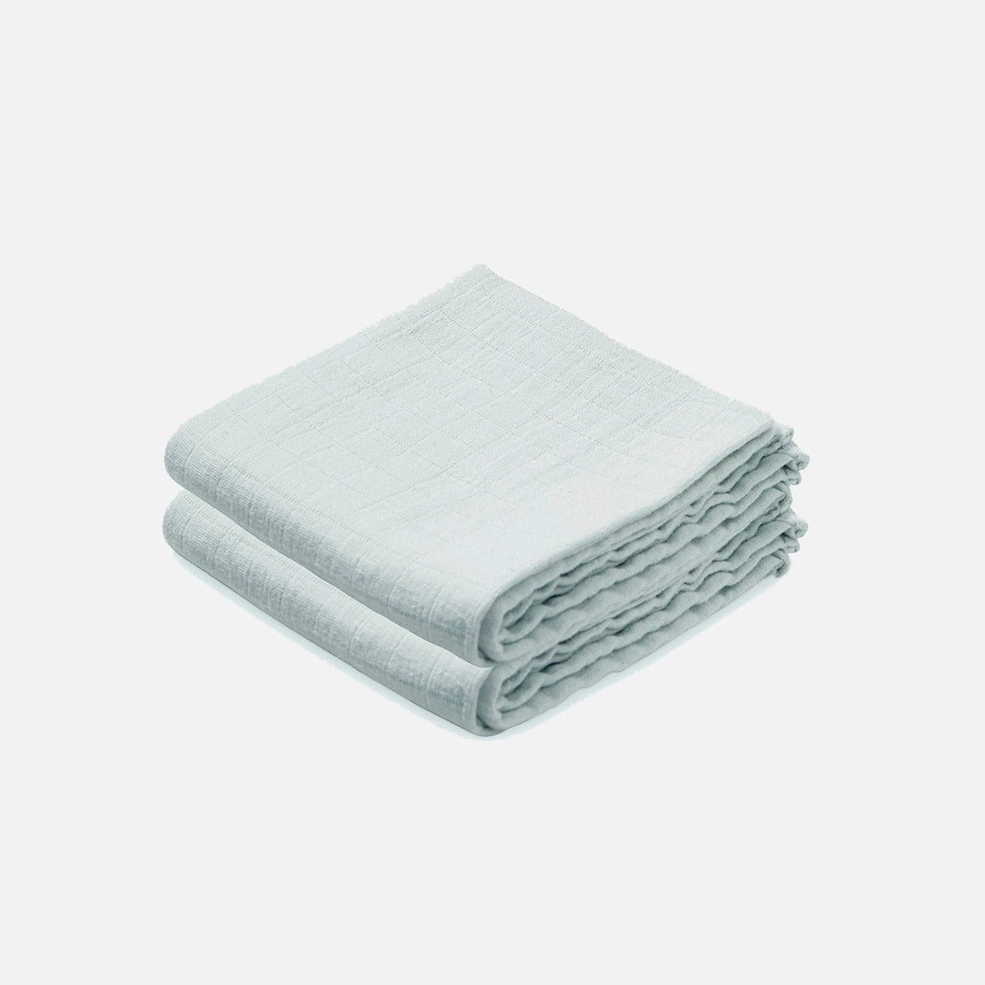 Cam Cam Baby Sleep & Blankets Organic Cotton Muslins - 2 Pack - Many Colours