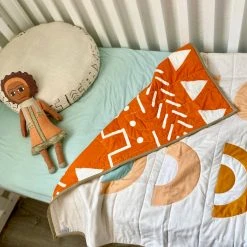 Candid Art Handmade Reversible Quilt - Sunset Under The Rainbow Baby Sleep & Blankets