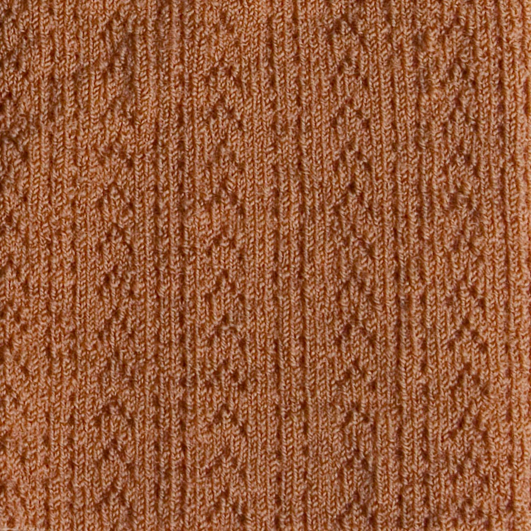 Collegien Baby Wool Babies & Kids Wool Pointelle Tights - Caramel