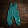 Disana Baby Wool Organic Merino Wool Baby Dungarees - Pacific