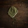 Disana Organic Boiled Merino Wool Hat - Olive Baby Wool