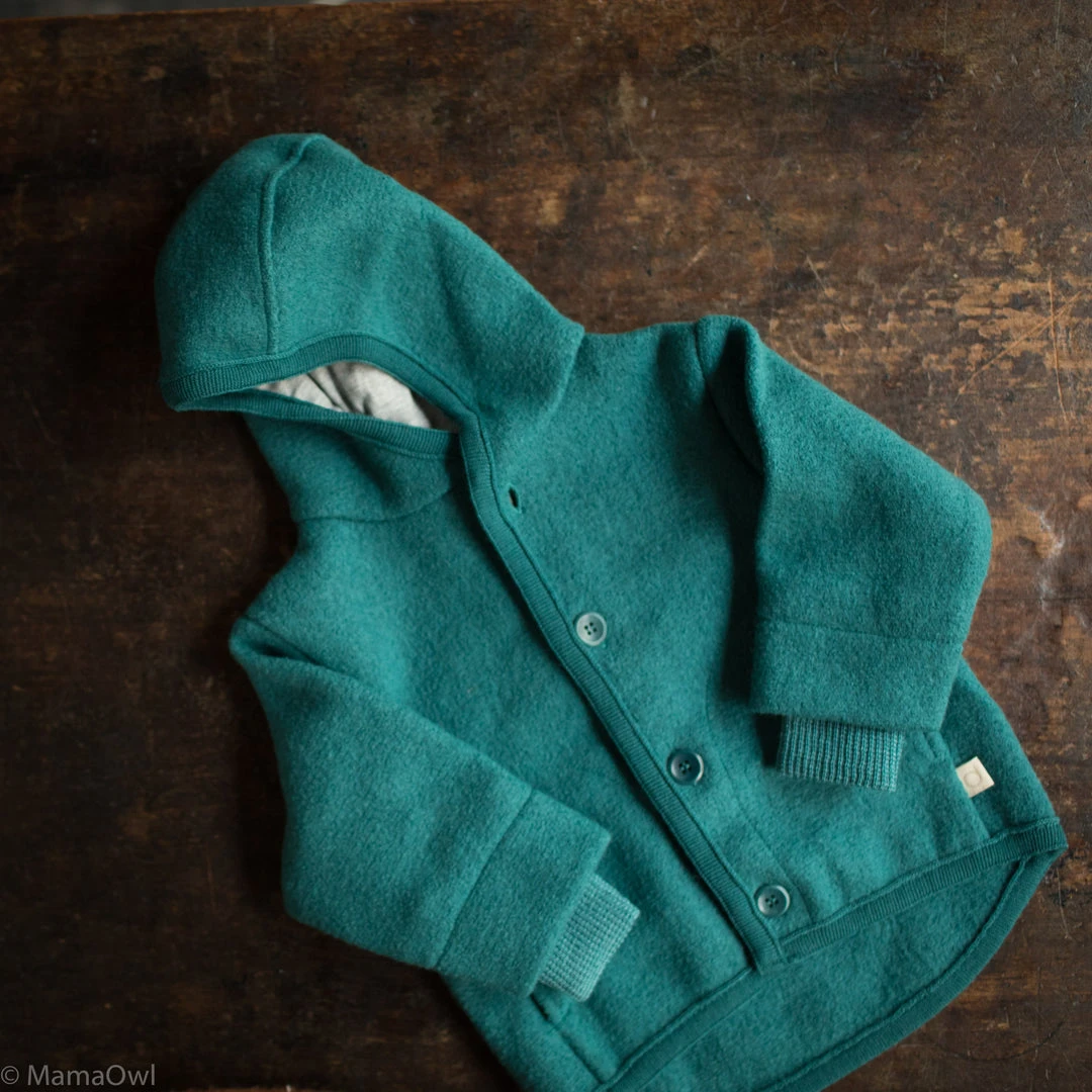 Disana Organic Boiled Merino Wool Jacket - Pacific Baby Wool