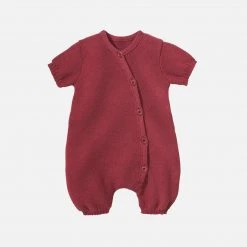 Disana Organic Merino Wool Romper - Dry Rose SALE
