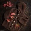 SISKIN By Engel Baby Wool Exclusive 100% Organic Merino Wool Fleece Jacket - Squirrel