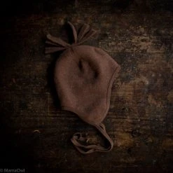 SISKIN By Engel Baby Wool Exclusive 100% Organic Merino Wool Fleece Hat - Squirrel