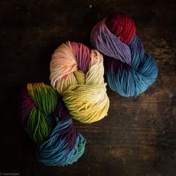 Craft Toys Organic Wool Multicolour Yarn - Various Colours