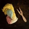 Craft Knitting Fork With Organic Wool - Various Options