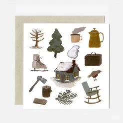 Gemma Koomen Books & More Greeting Card - Winter In The Woods