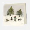 Gemma Koomen Books & More Greeting Card - Out In The Snow