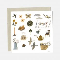 Gemma Koomen Books & More Greeting Card - Seeking Spring