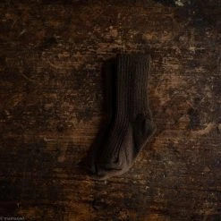JOHA Baby Wool Merino Wool Socks - Cocoa