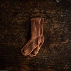JOHA Merino Wool Socks - Copper Melange Baby Wool