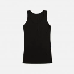 JOHA Adults Women's Wool/Silk Sleeveless Vest - Black