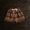 Kamso Wax Cotton Temi Shorts - Golden Stripe