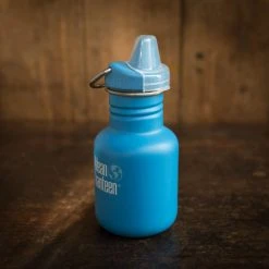Klean Kanteen Kid Kanteen Classic Sippy Water Bottle - 355ml - Pool Party SALE