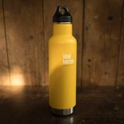 Klean Kanteen SALE Stainless Steel Classic Insulated Water Bottle - 592ml - Lemon Curry