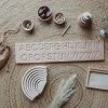 The Little Coach House Toys Wooden Alphabet Board - Natural