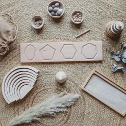 The Little Coach House Wooden Shape Board - Natural