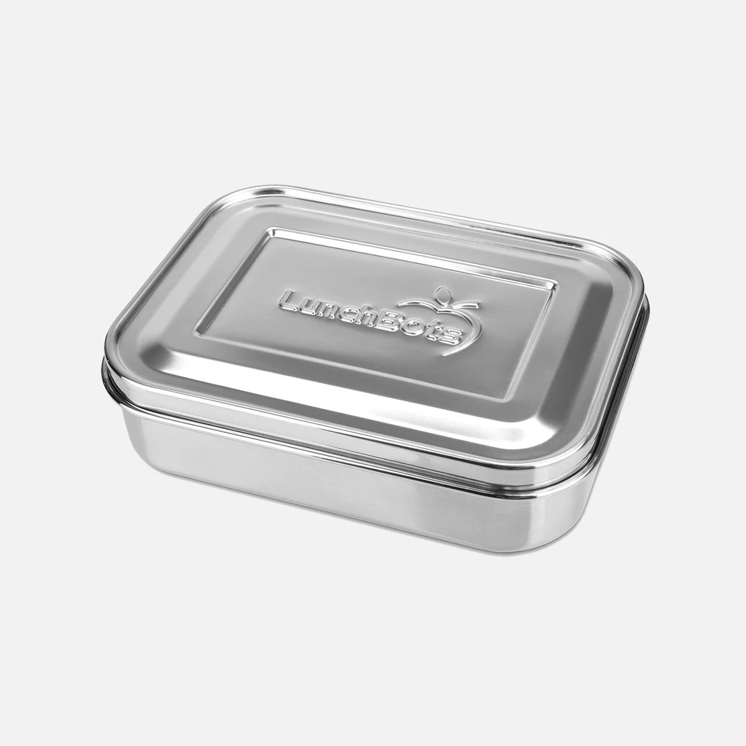 LunchBots Home & Baby Care Stainless Steel Small Bento Snack Box