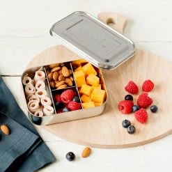 LunchBots Home & Baby Care Stainless Steel Small Bento Snack Box