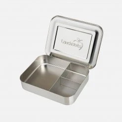 LunchBots Home & Baby Care Stainless Steel Large Trio Bento Lunch Box
